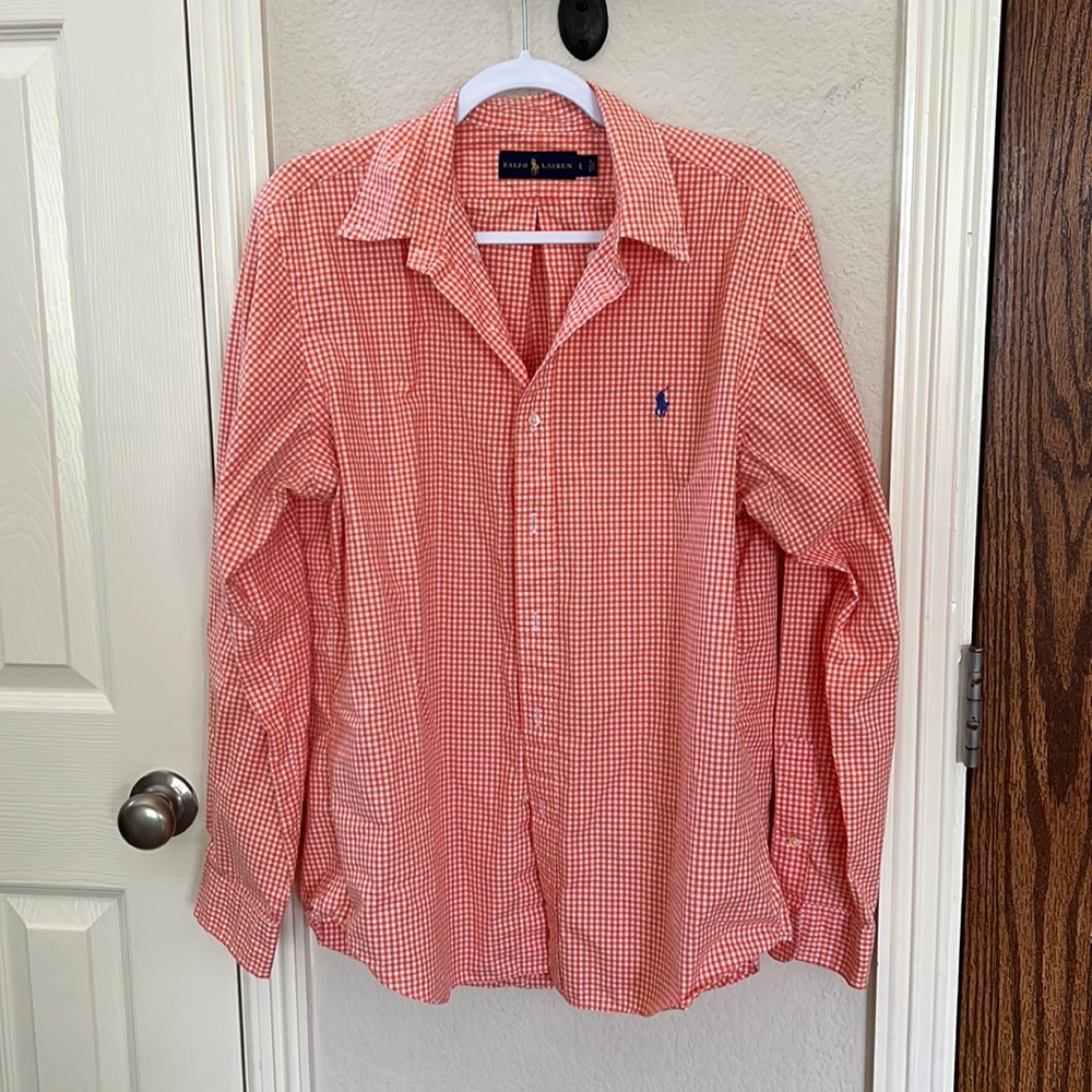 Ralph Lauren mens button down long sleeve shirt